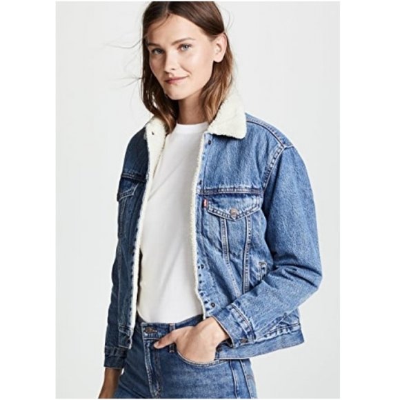 levi's ex boyfriend trucker jacket